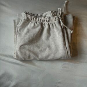 Wide leg trendy sweatpants